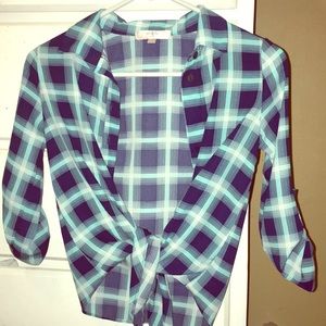 Cropped flannel